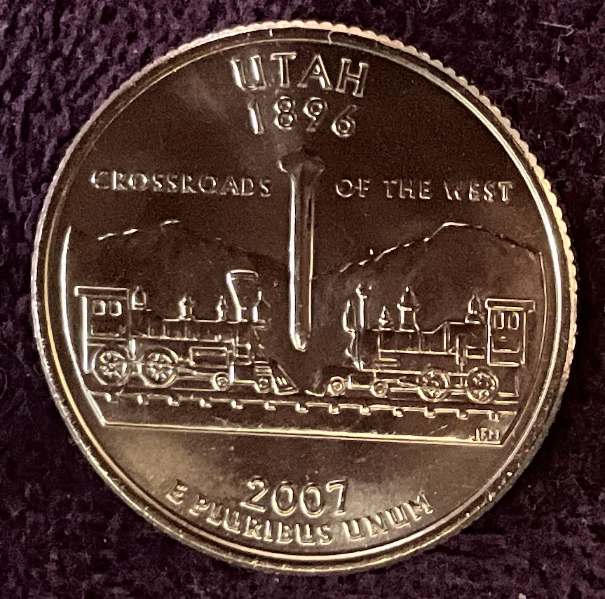 Quarter Utah 2007 D 21  coin collectible - Main Image 6