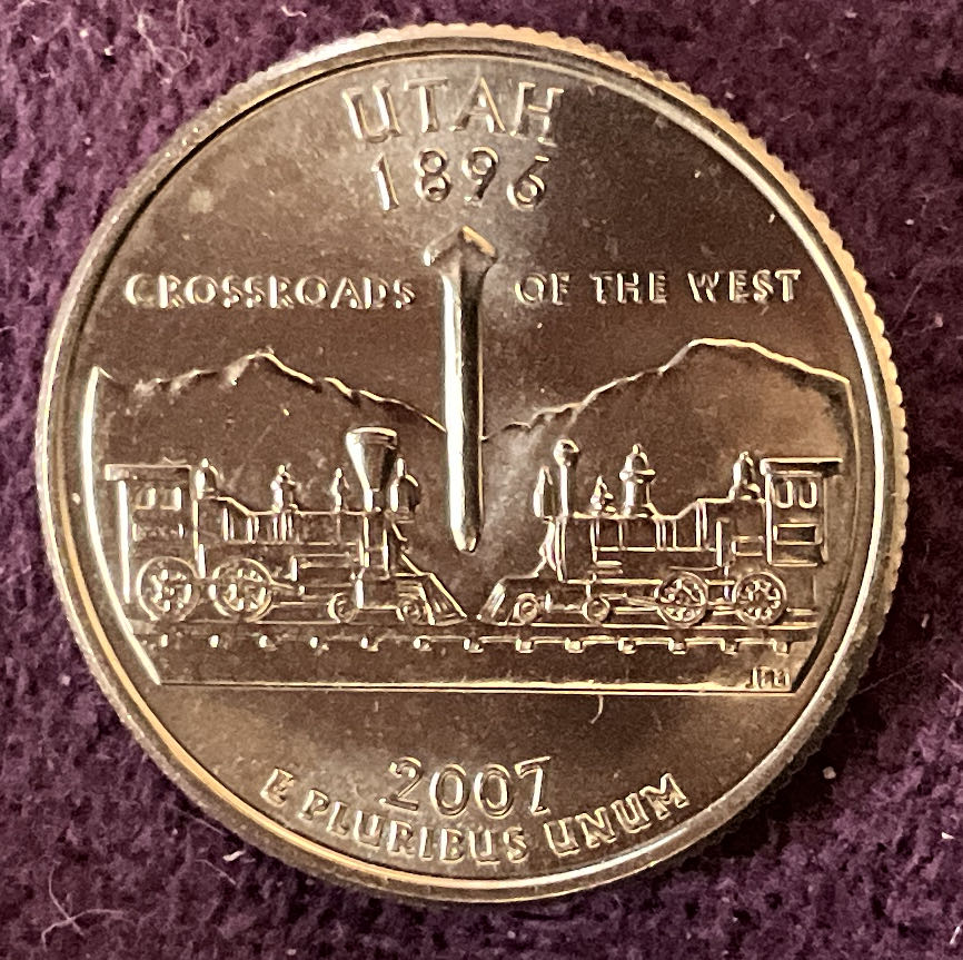 Quarter Utah 2007 D 22  coin collectible - Main Image 4