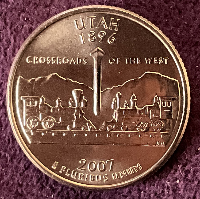 Quarter Utah 2007 D 23  coin collectible - Main Image 4
