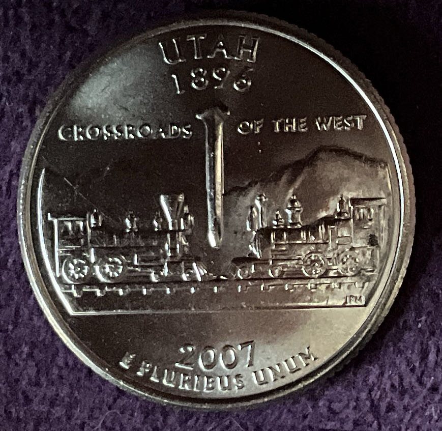 Quarter Utah 2007 D 23  coin collectible - Main Image 6