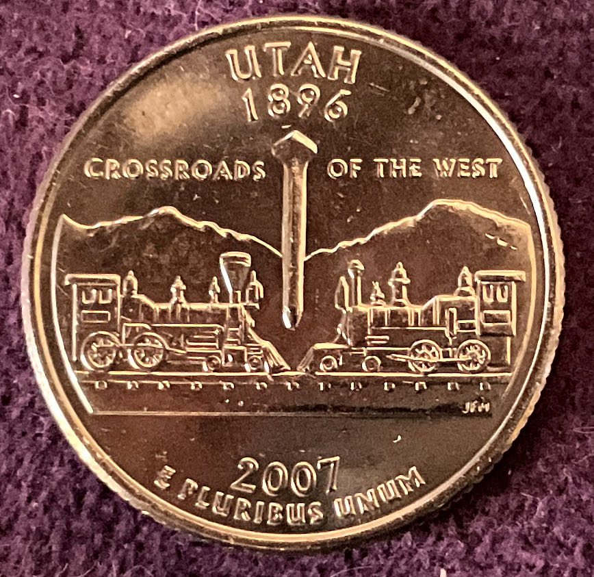 Quarter Utah 2007 D 24  coin collectible - Main Image 4