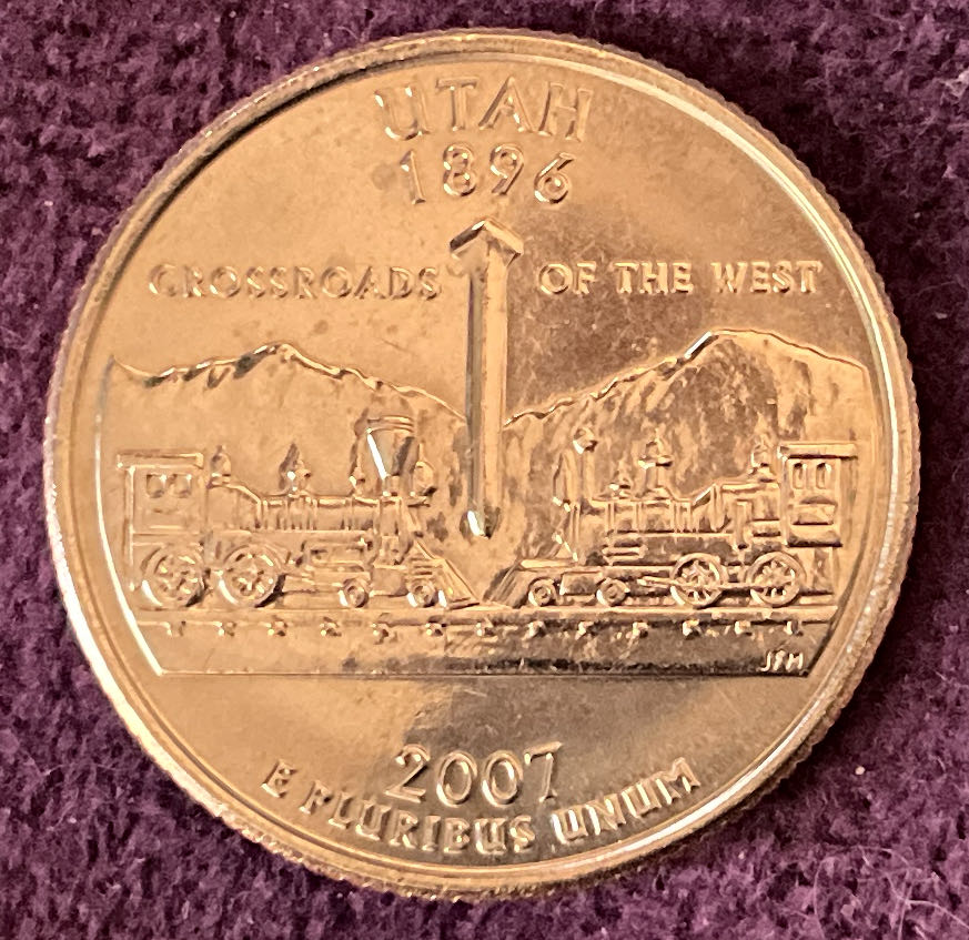 Quarter Utah 2007 D 25  coin collectible - Main Image 2