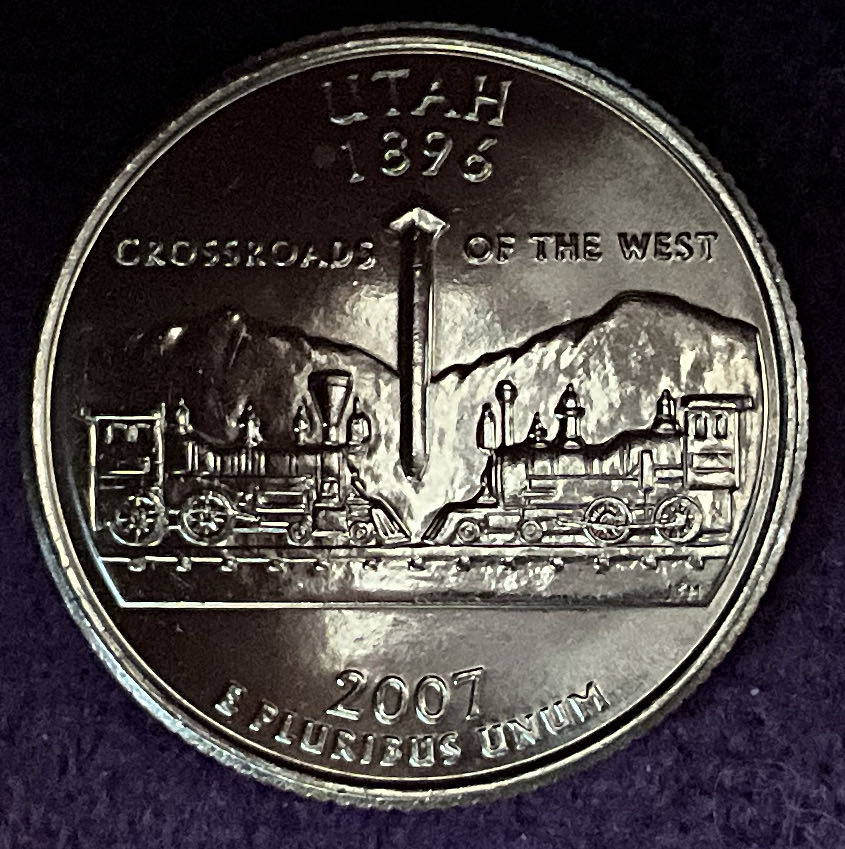 Quarter Utah 2007 D 25  coin collectible - Main Image 4