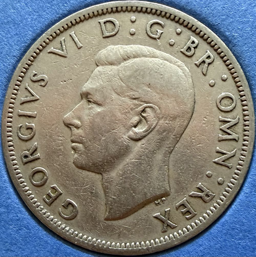 1948 George VI Half Crown (2)  coin collectible - Main Image 2