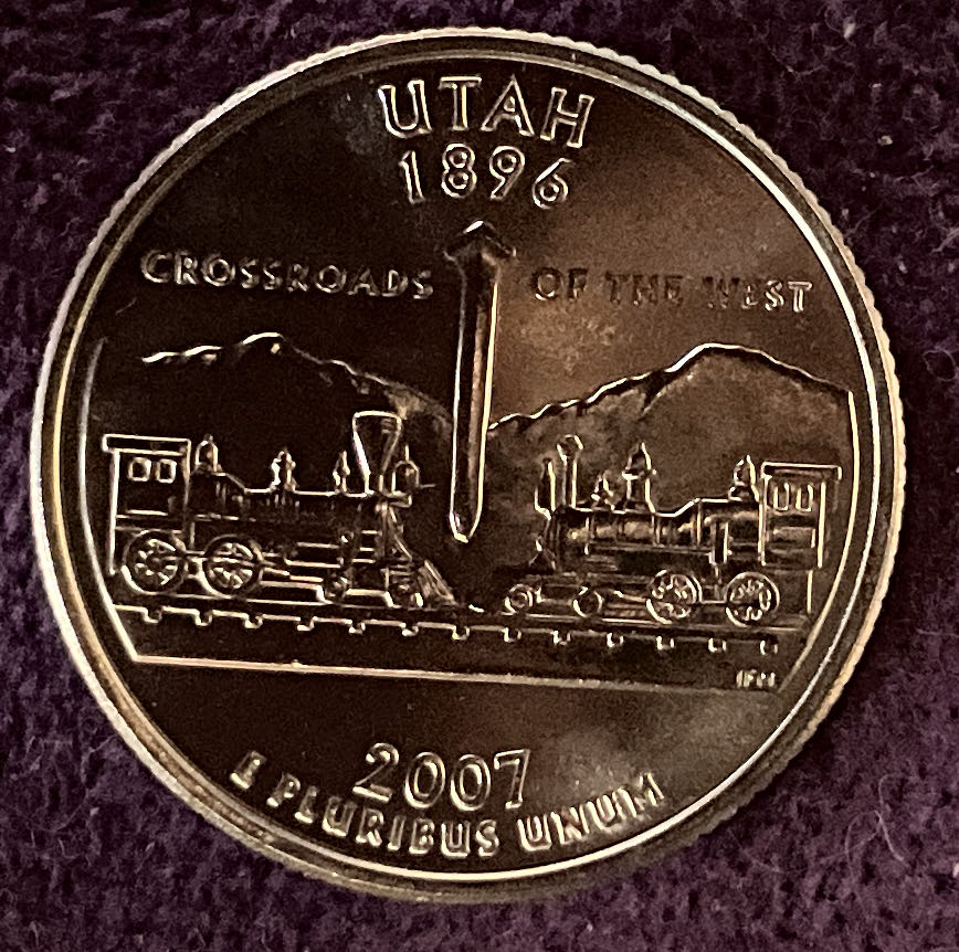 Quarter Utah 2007 D 26  coin collectible - Main Image 4
