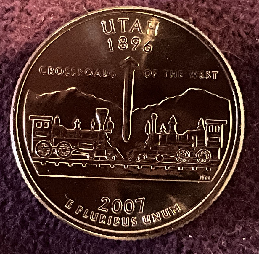 Quarter Utah 2007 D 28  coin collectible - Main Image 4