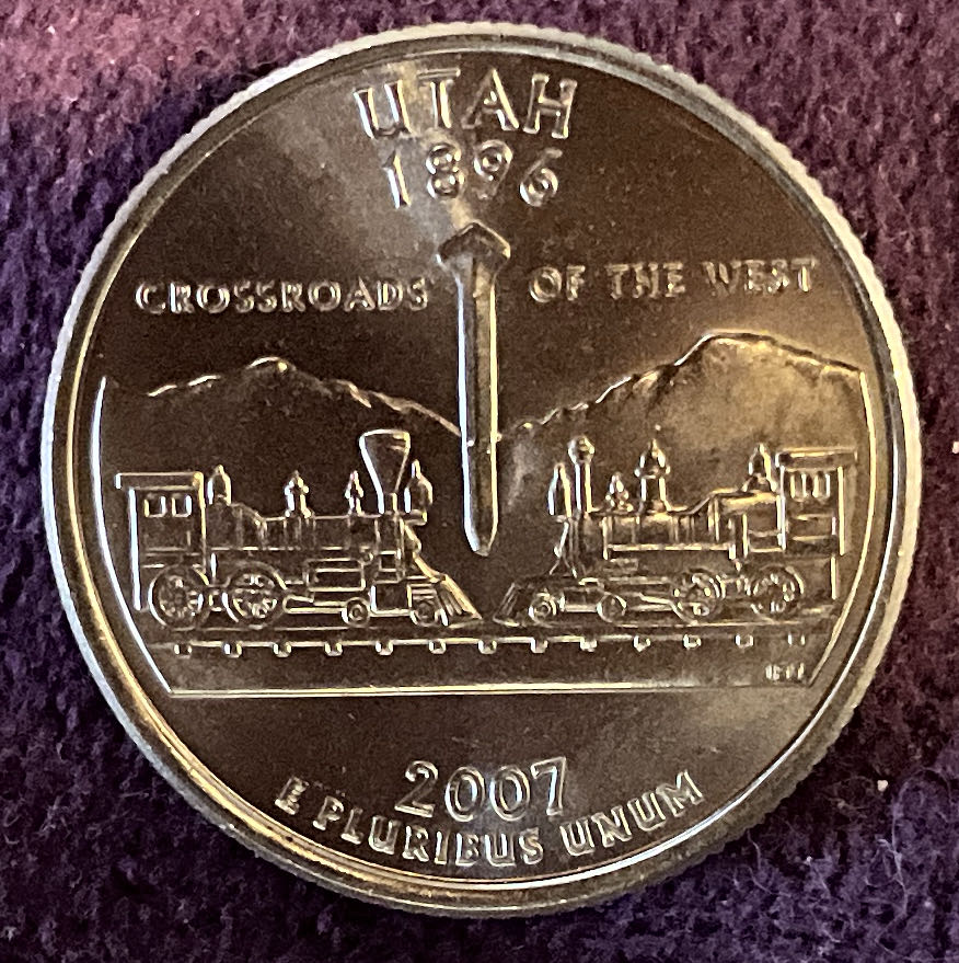 Quarter Utah 2007 D 29  coin collectible - Main Image 4