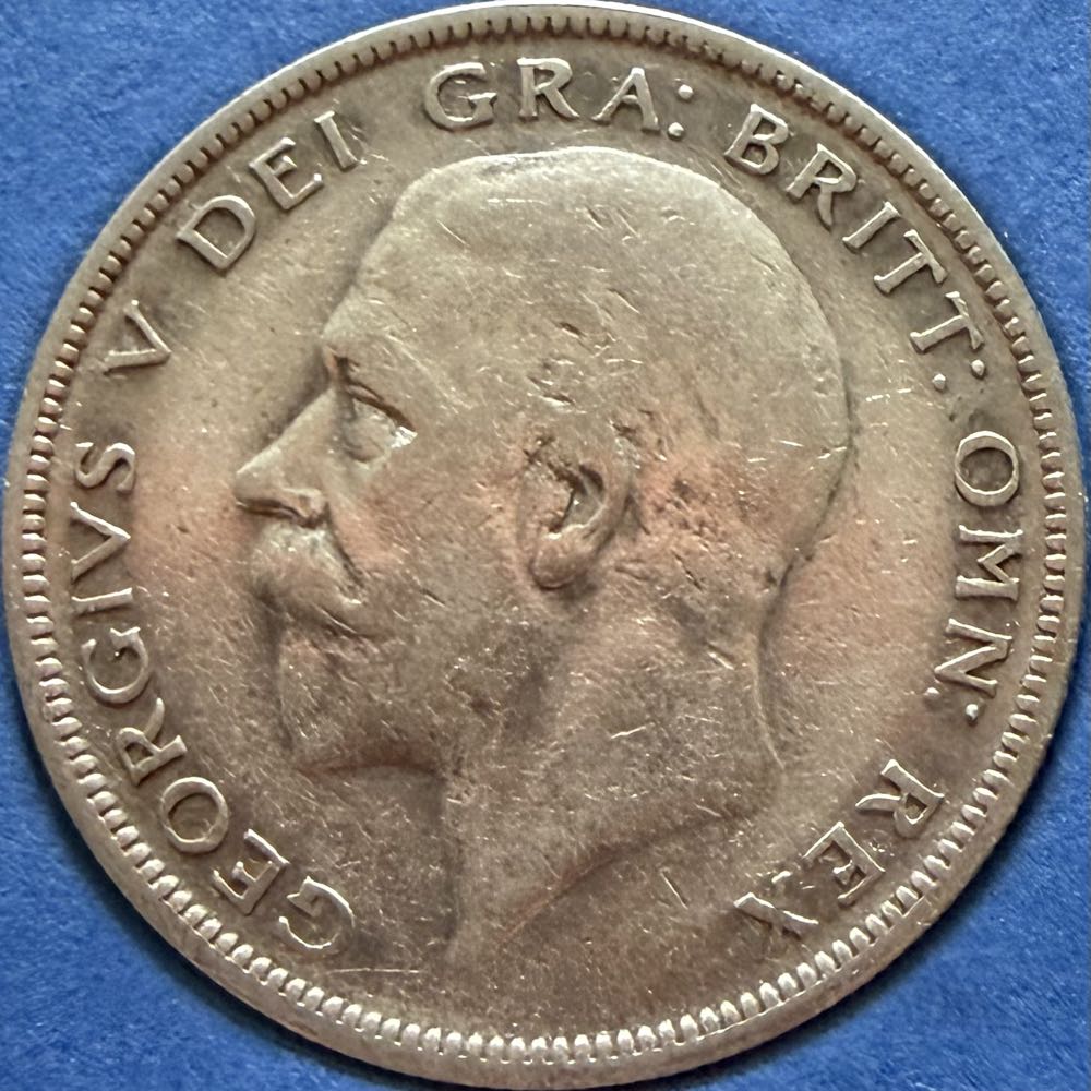 1933 George V Half Crown  coin collectible - Main Image 2
