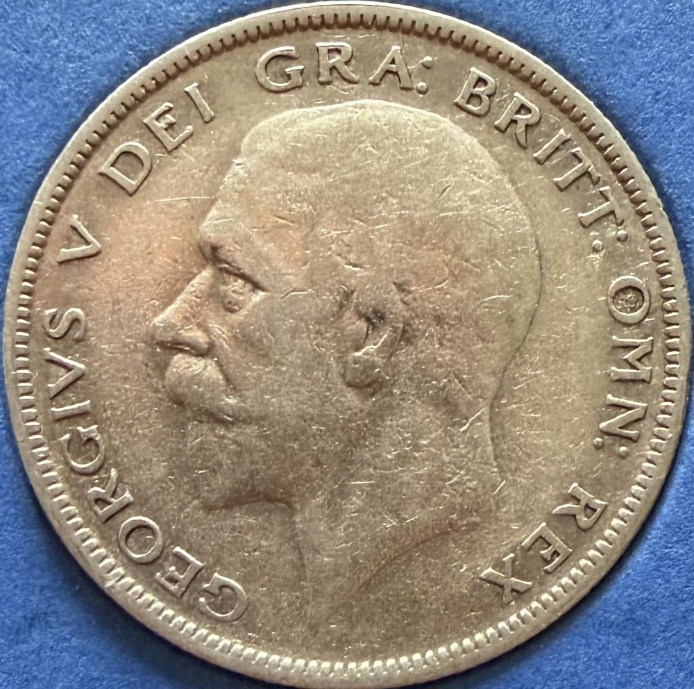 1935 George V Half Crown  coin collectible - Main Image 2