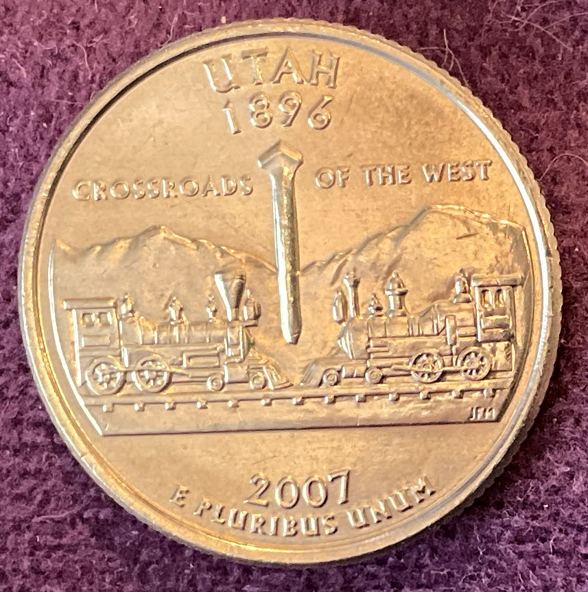Quarter Utah 2007 D 31  coin collectible - Main Image 2