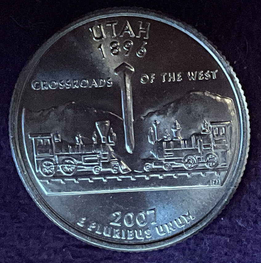 Quarter Utah 2007 D 33  coin collectible - Main Image 4