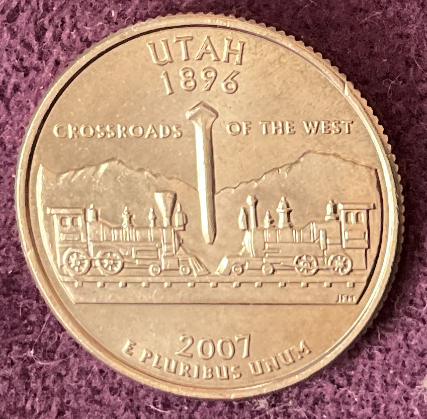 Quarter Utah 2007 D 34  coin collectible - Main Image 2