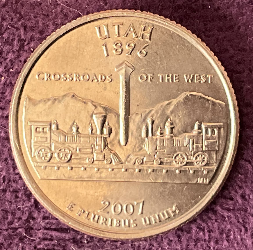 Quarter Utah 2007 D 35  coin collectible - Main Image 2