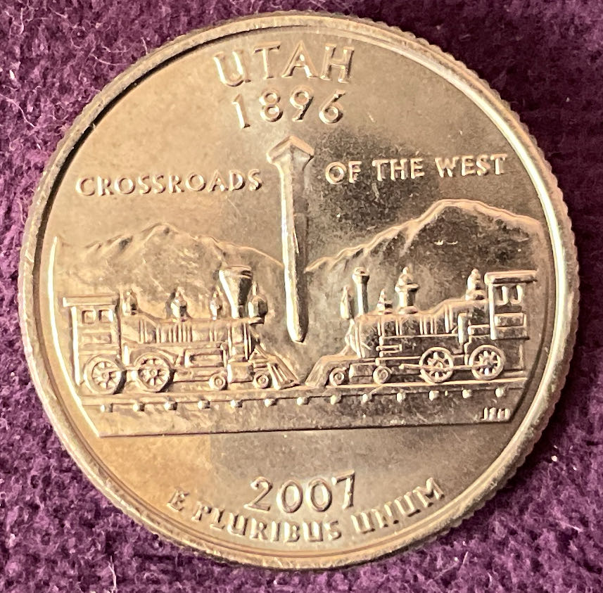 Quarter Utah 2007 D 39  coin collectible - Main Image 2