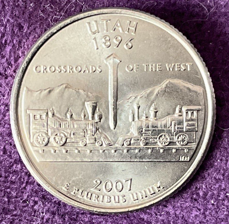 Quarter Utah 2007 D 43  coin collectible - Main Image 2