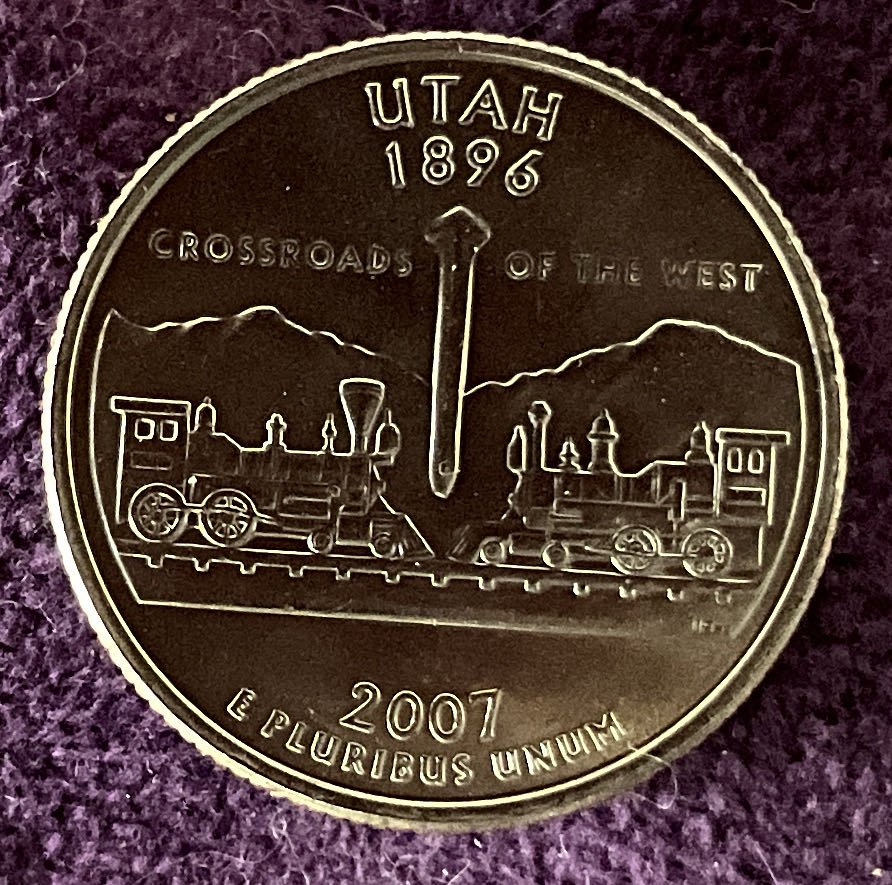 Quarter Utah 2007 D 44  coin collectible - Main Image 4