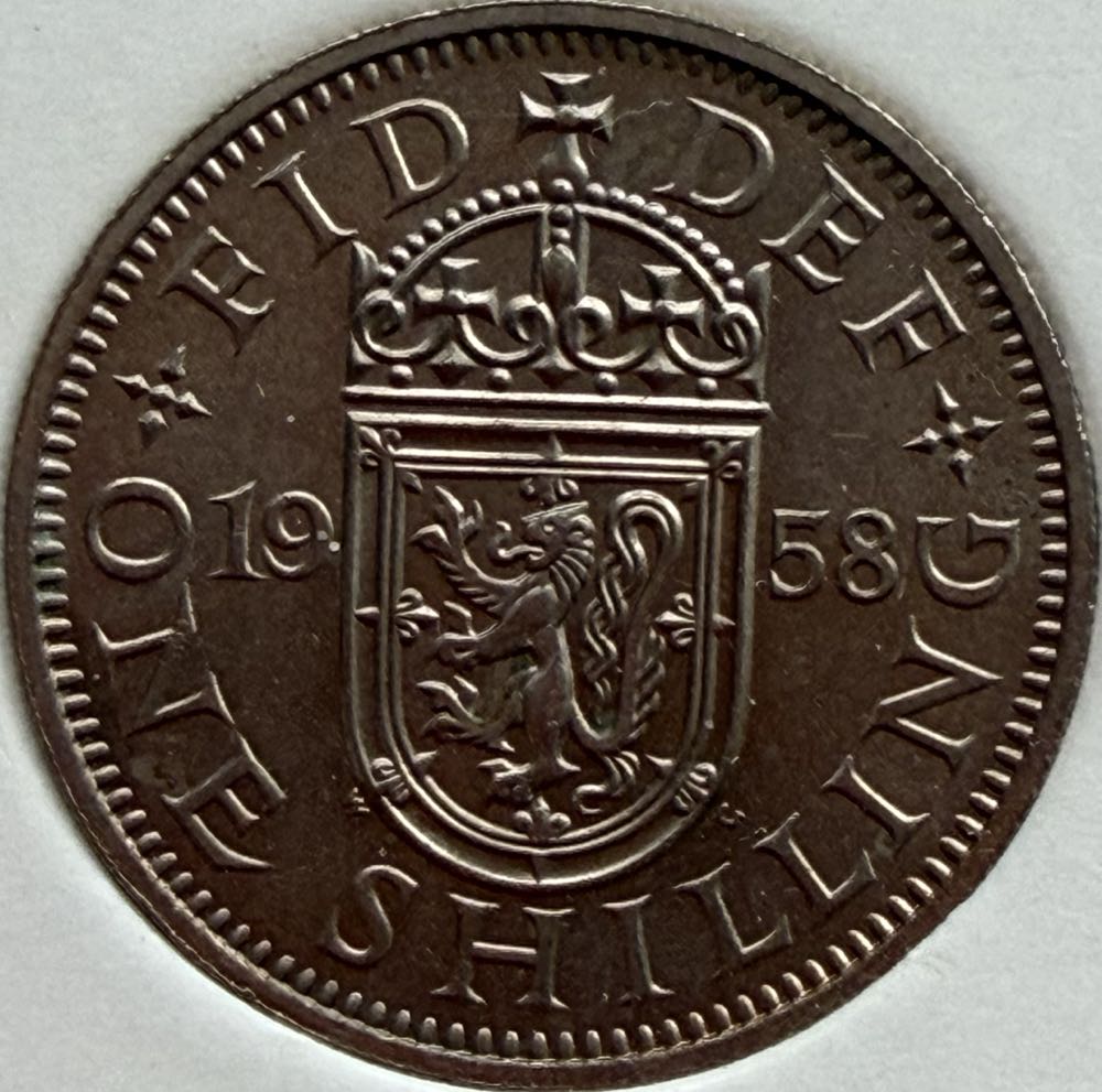 1959 Elizabeth II English Shilling