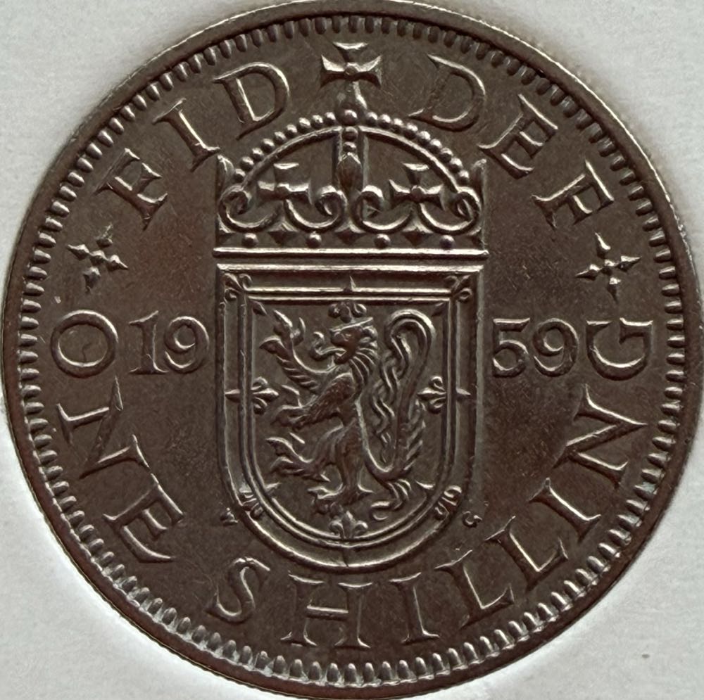 1955 Elizabeth II Two Shillings (3)