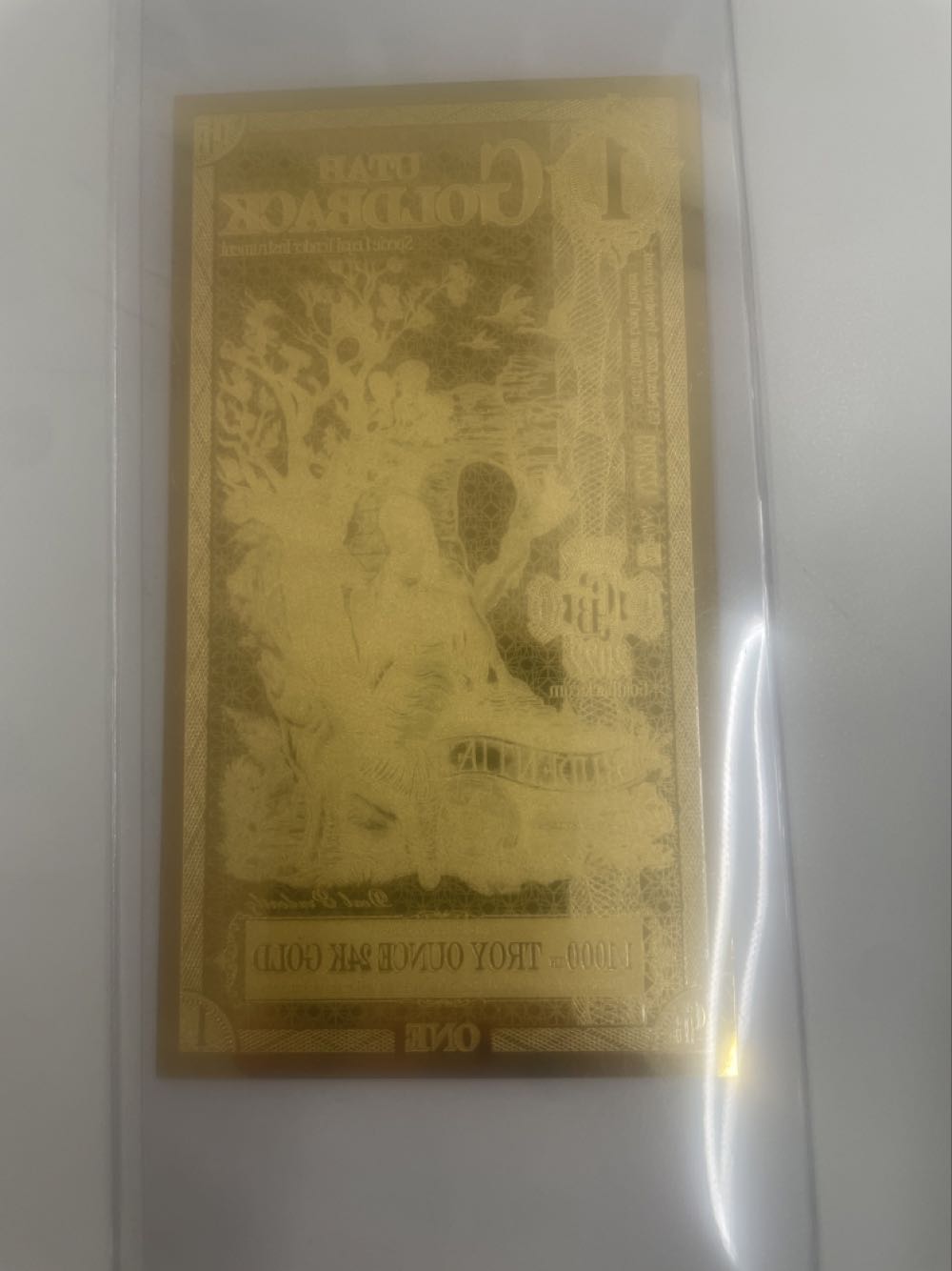 Aurum Bullion Note: (2024 Utah Goldback)  coin collectible - Main Image 2