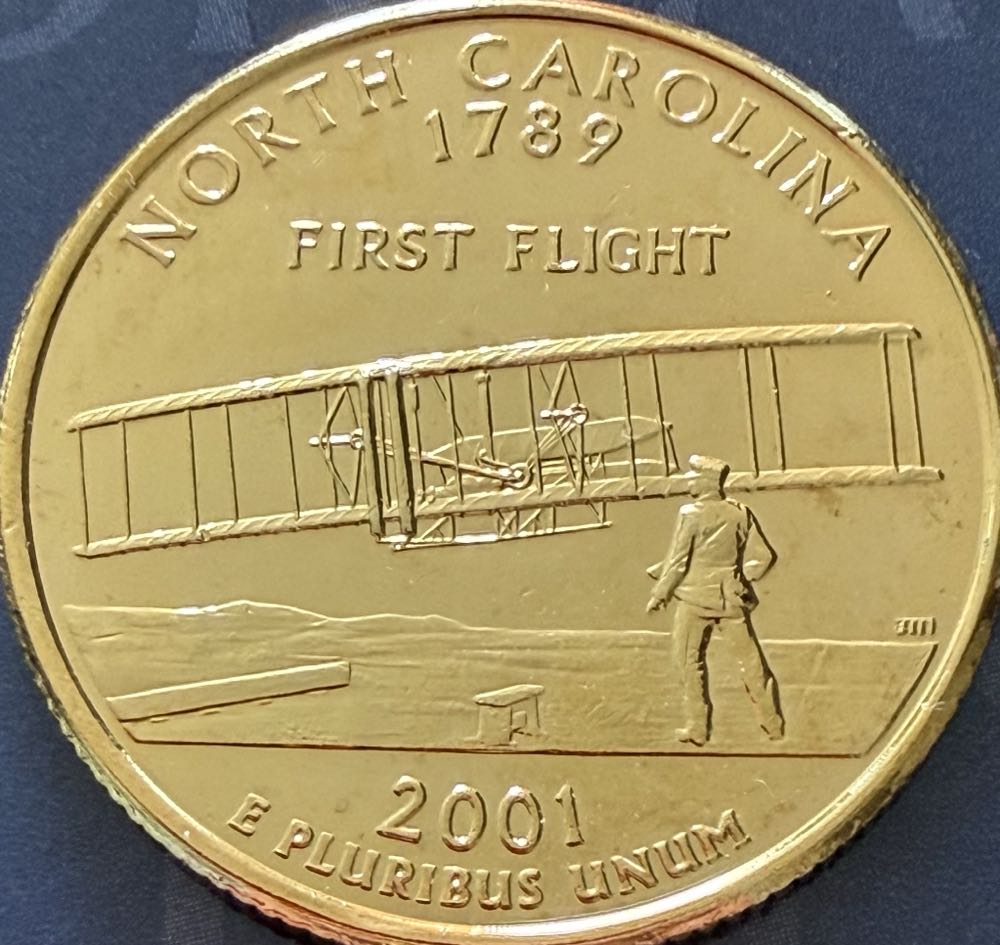 2001 Kentucky State Quarter Gold P