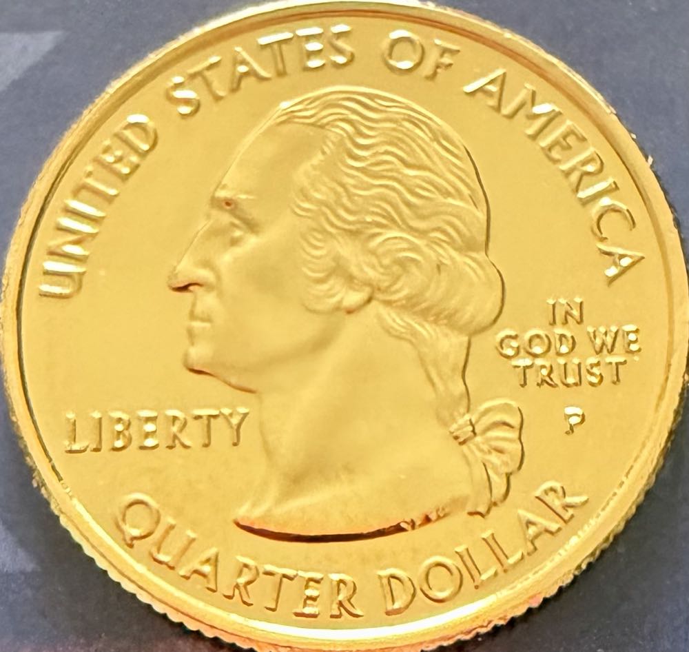 2006 Colorado State Quarter Gold P  coin collectible - Main Image 2