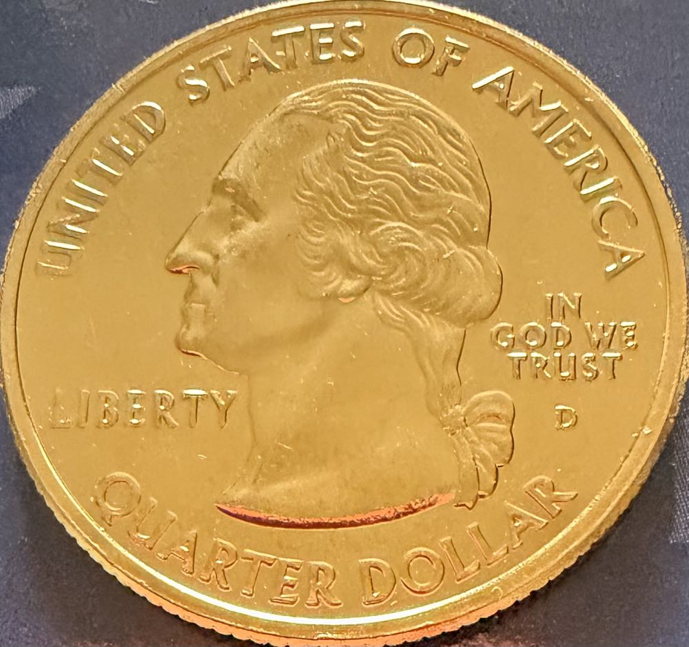 2009 Puerto Rico State Quarter Gold D  coin collectible - Main Image 2