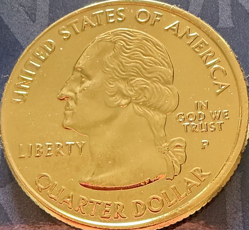 2009 American Samoa State Quarter Gold P  coin collectible - Main Image 2