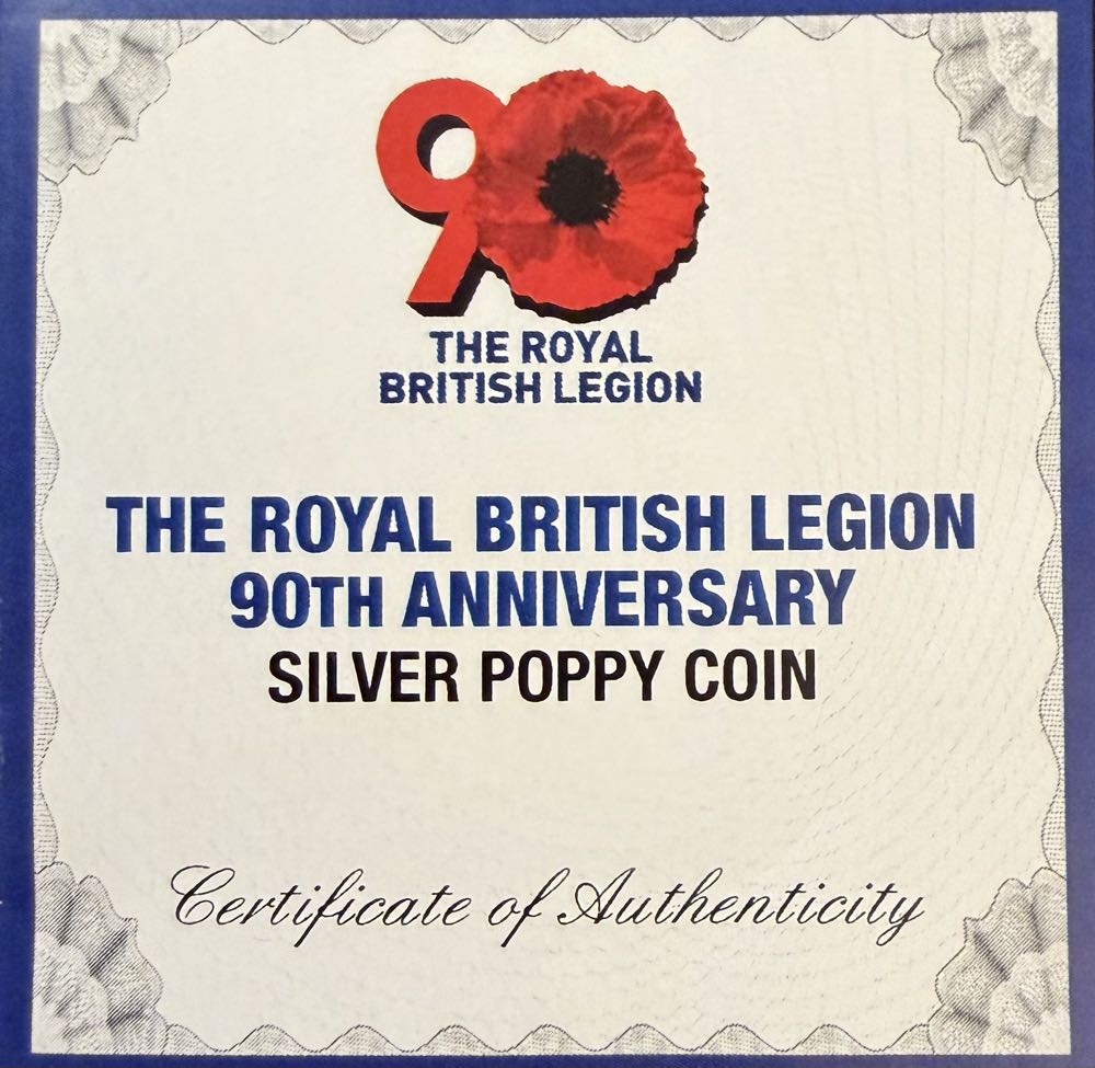 2011 Royal British Legion £5  coin collectible - Main Image 3
