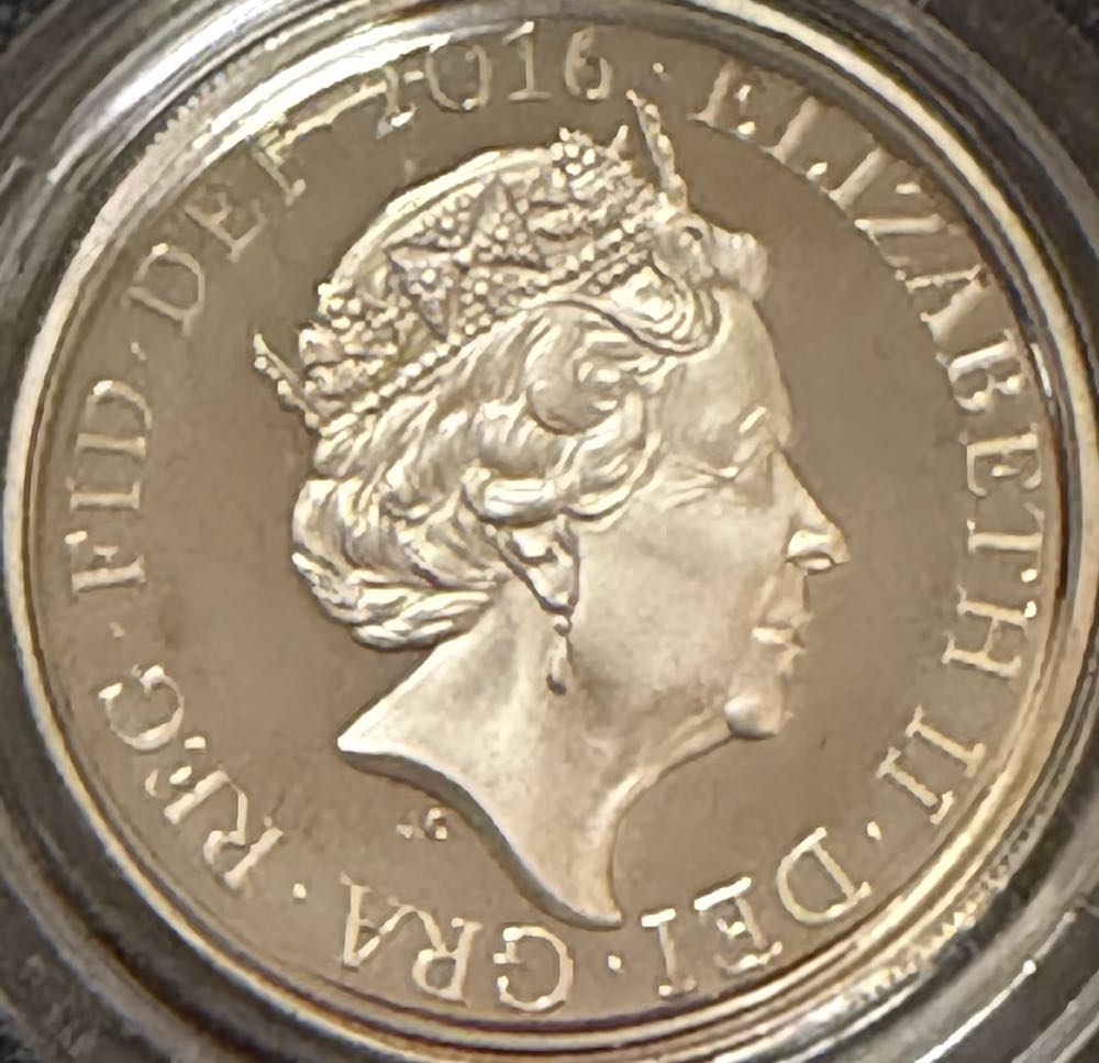 2016 The Last Round Pound Piedfort £1  coin collectible - Main Image 2