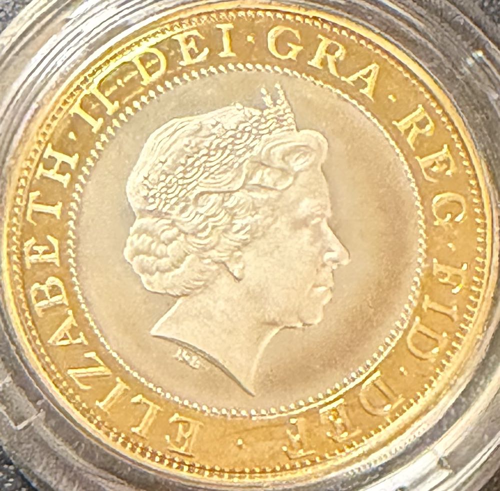 2004 R Trevithick Piedfort £2  coin collectible - Main Image 2