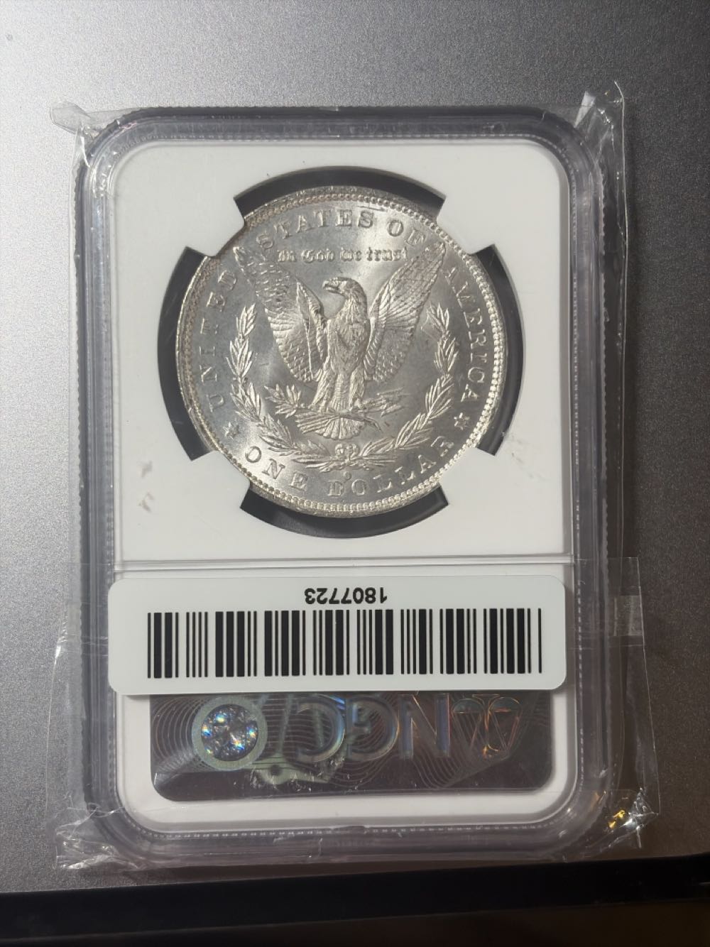 1885-O Morgan Dollar  coin collectible [Barcode 1807723] - Main Image 2