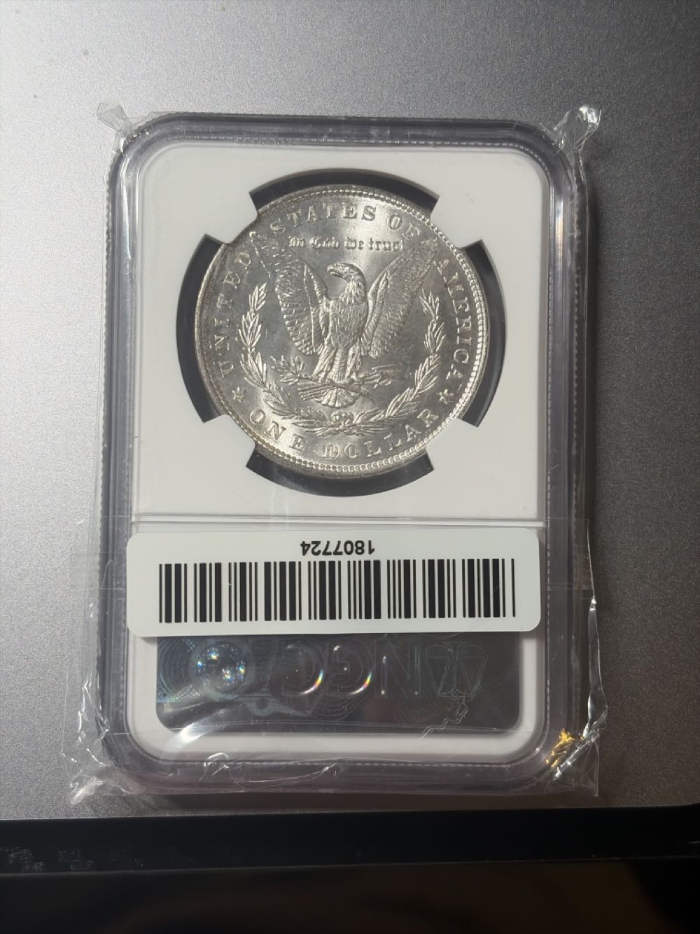 1886 Morgan Silver Dollar  coin collectible [Barcode 1807724] - Main Image 2