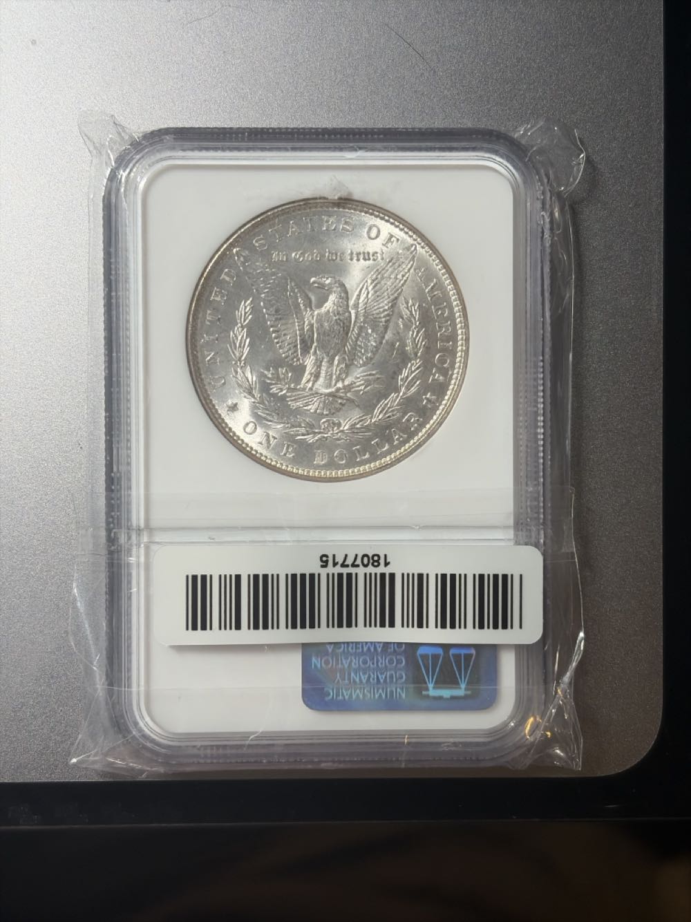 1887 Morgan Dollar  coin collectible [Barcode 1807715] - Main Image 2