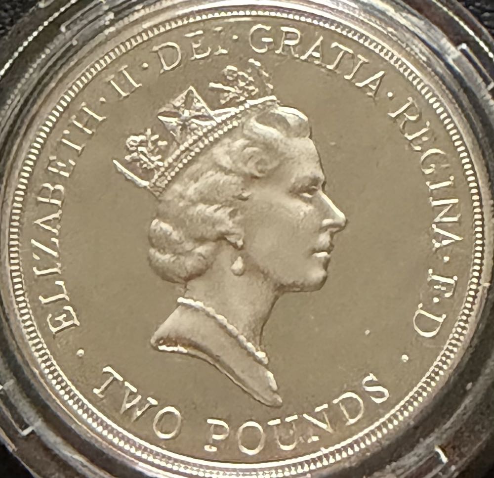 1994 Bank Of England Piedfort £2  coin collectible - Main Image 2