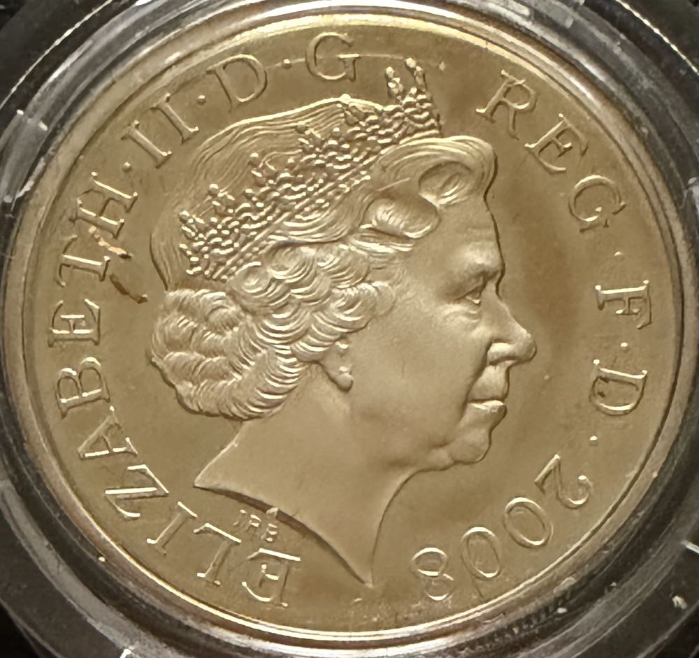 2008 Royal Shield Of Arms Piedfort £1 (2)  coin collectible - Main Image 2