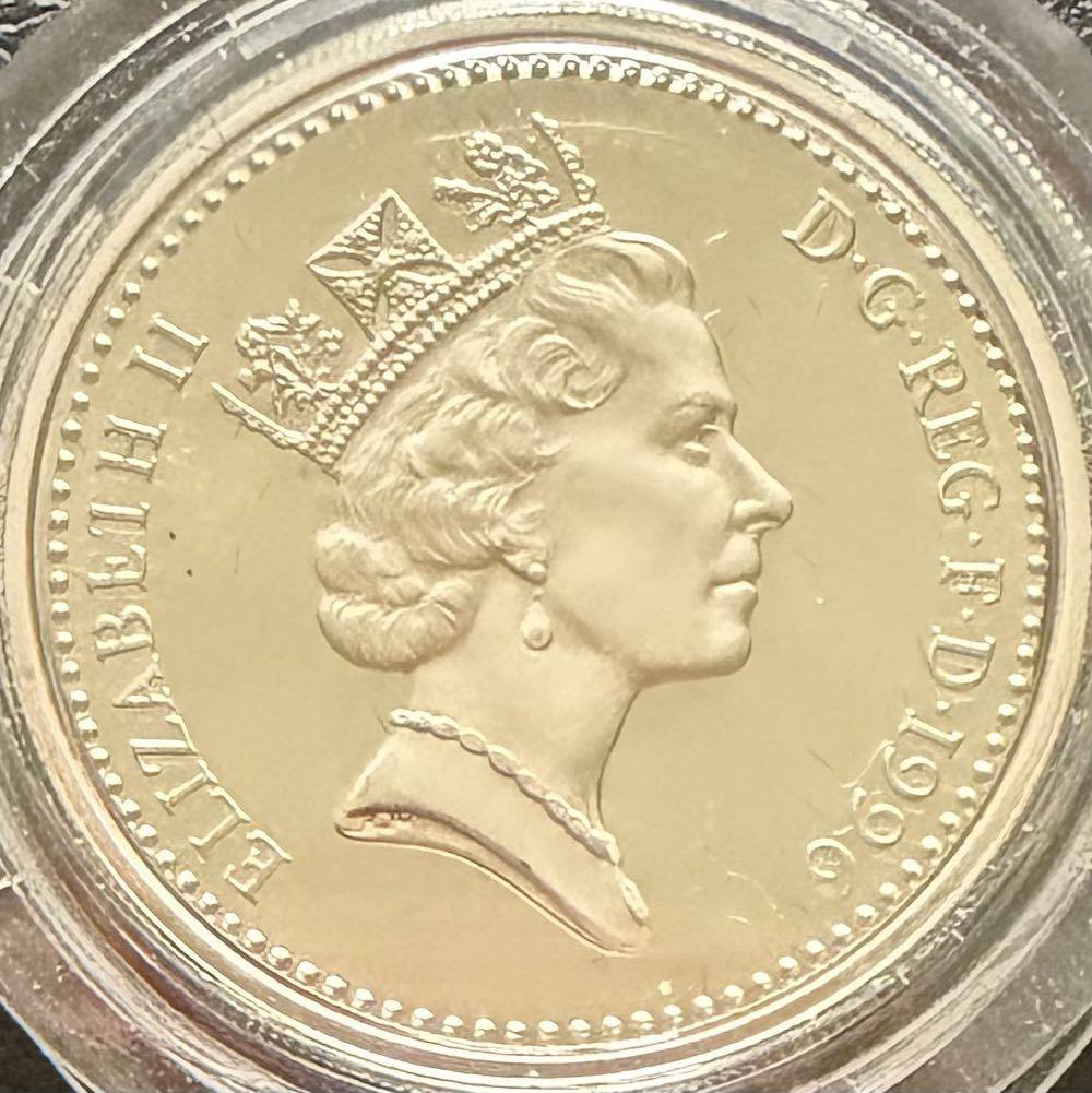 1996 Irish Celtic Cross Piedfort £1  coin collectible - Main Image 2