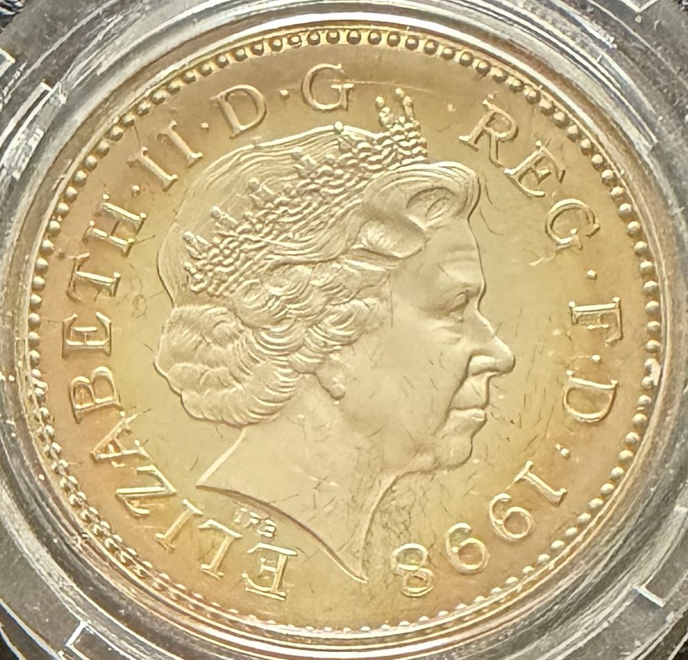 1998 Royal Coat Of Arms Piedfort £1  coin collectible - Main Image 2