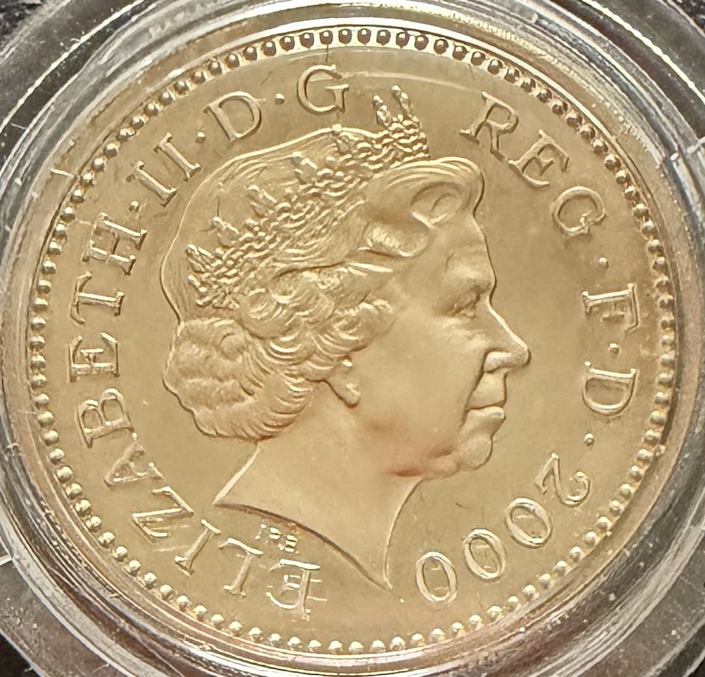 2000 Welsh Dragon Piedfort £1  coin collectible - Main Image 2