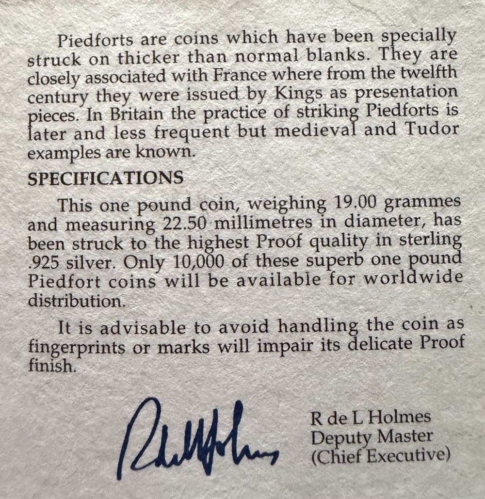 2000 Welsh Dragon Piedfort £1  coin collectible - Main Image 4