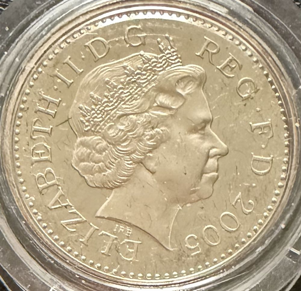 2005 Menai Suspension Bridge Piedfort £1  coin collectible - Main Image 2