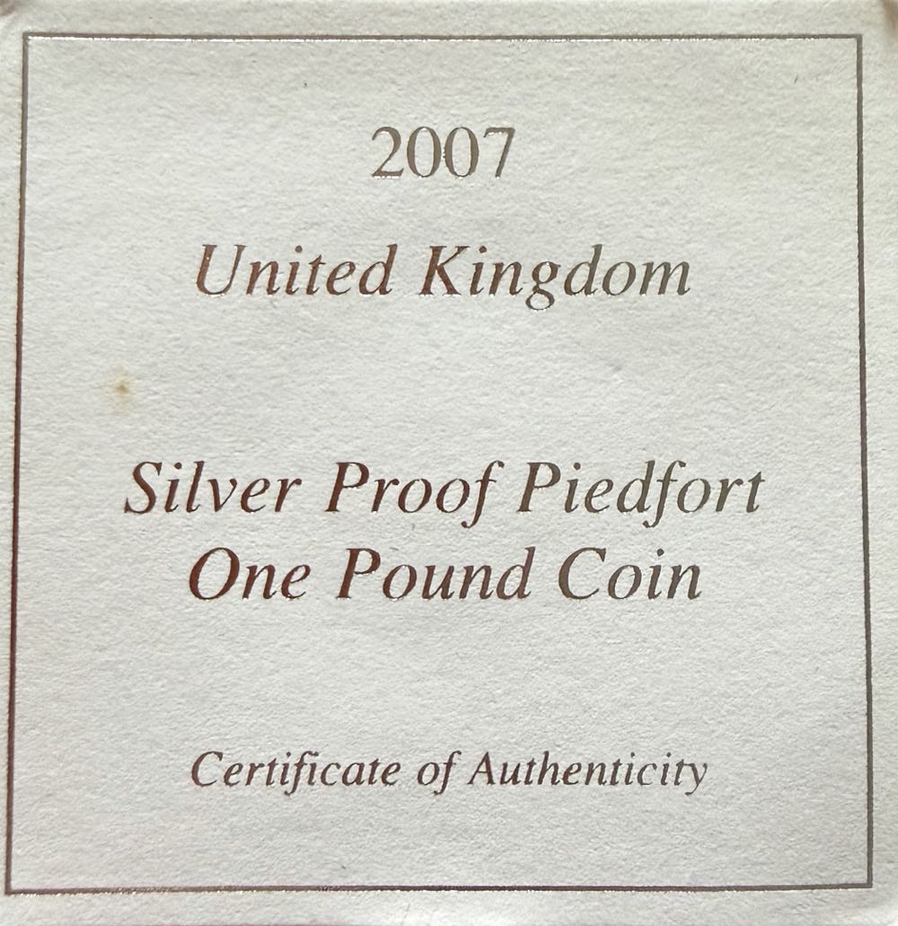 2007 Gateshead Millennium Bridge Piedfort £1 (2)  coin collectible - Main Image 3
