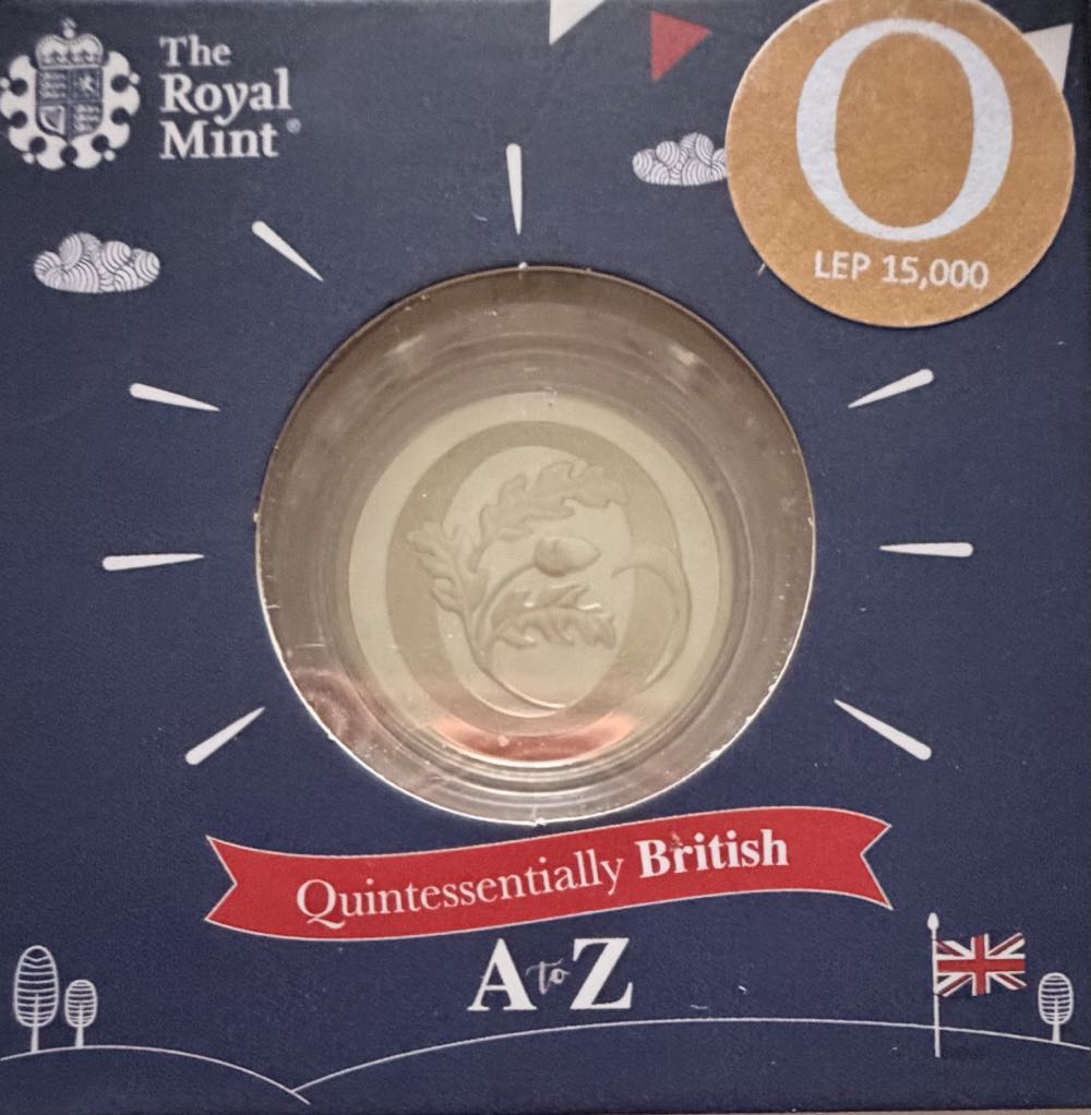 2018 A-Z Oak Tree Silver 10p  coin collectible - Main Image 3