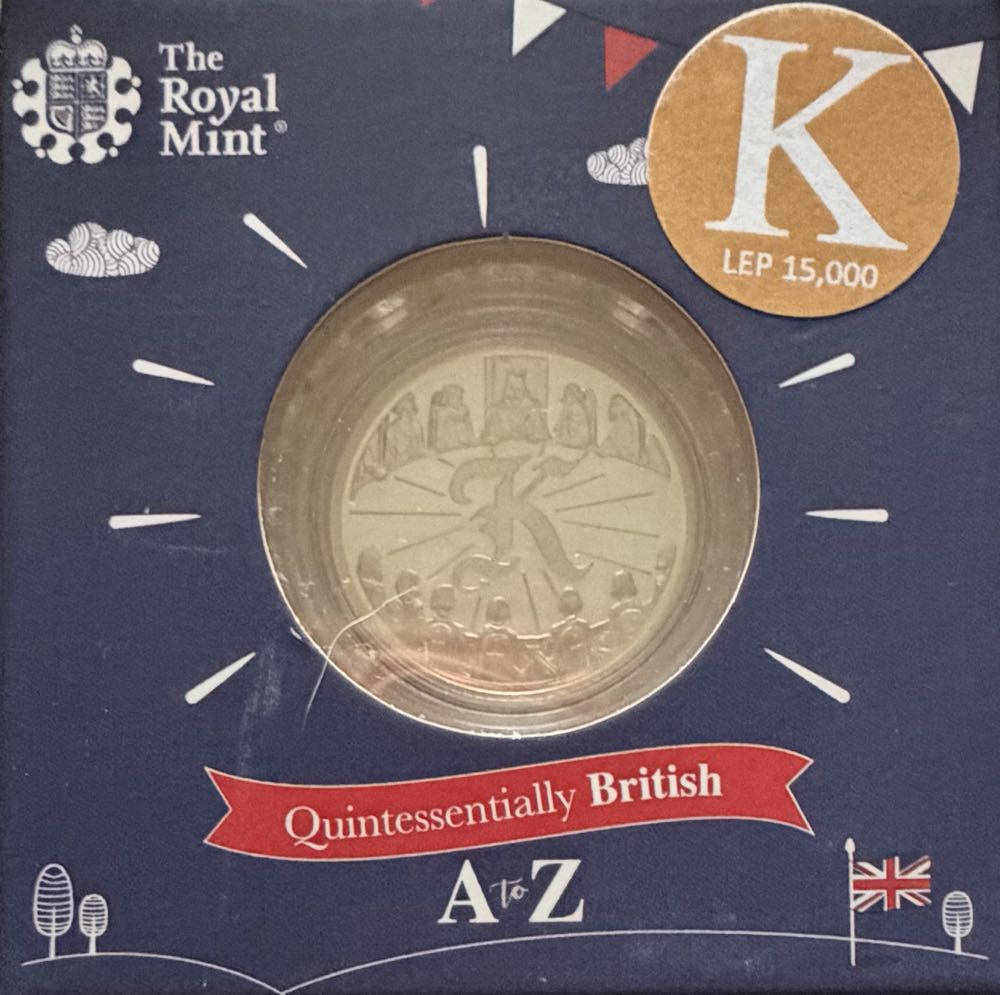 2018 A-Z King Arthur Silver 10p  coin collectible - Main Image 3