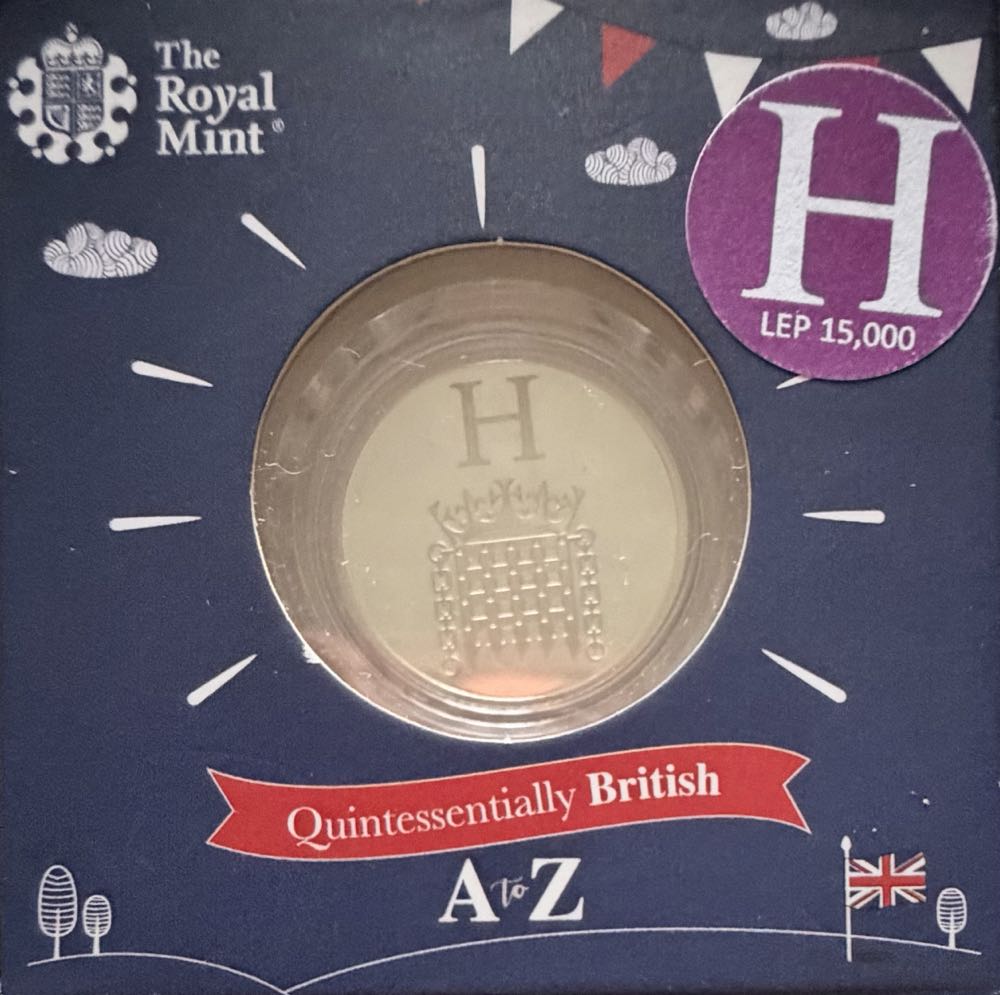 2018 A-Z Houses Of Parliament Silver 10p  coin collectible - Main Image 3