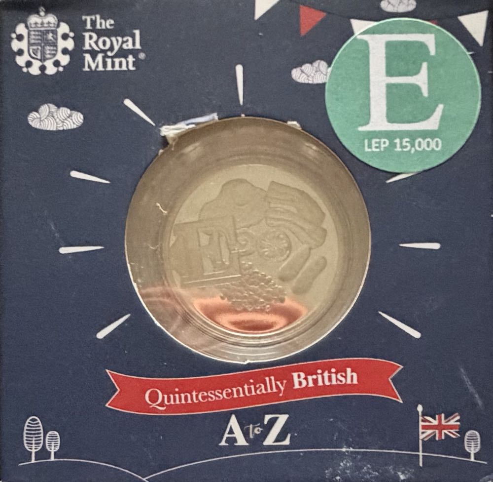 2018 A-Z English Breakfast Silver 10p  coin collectible - Main Image 3