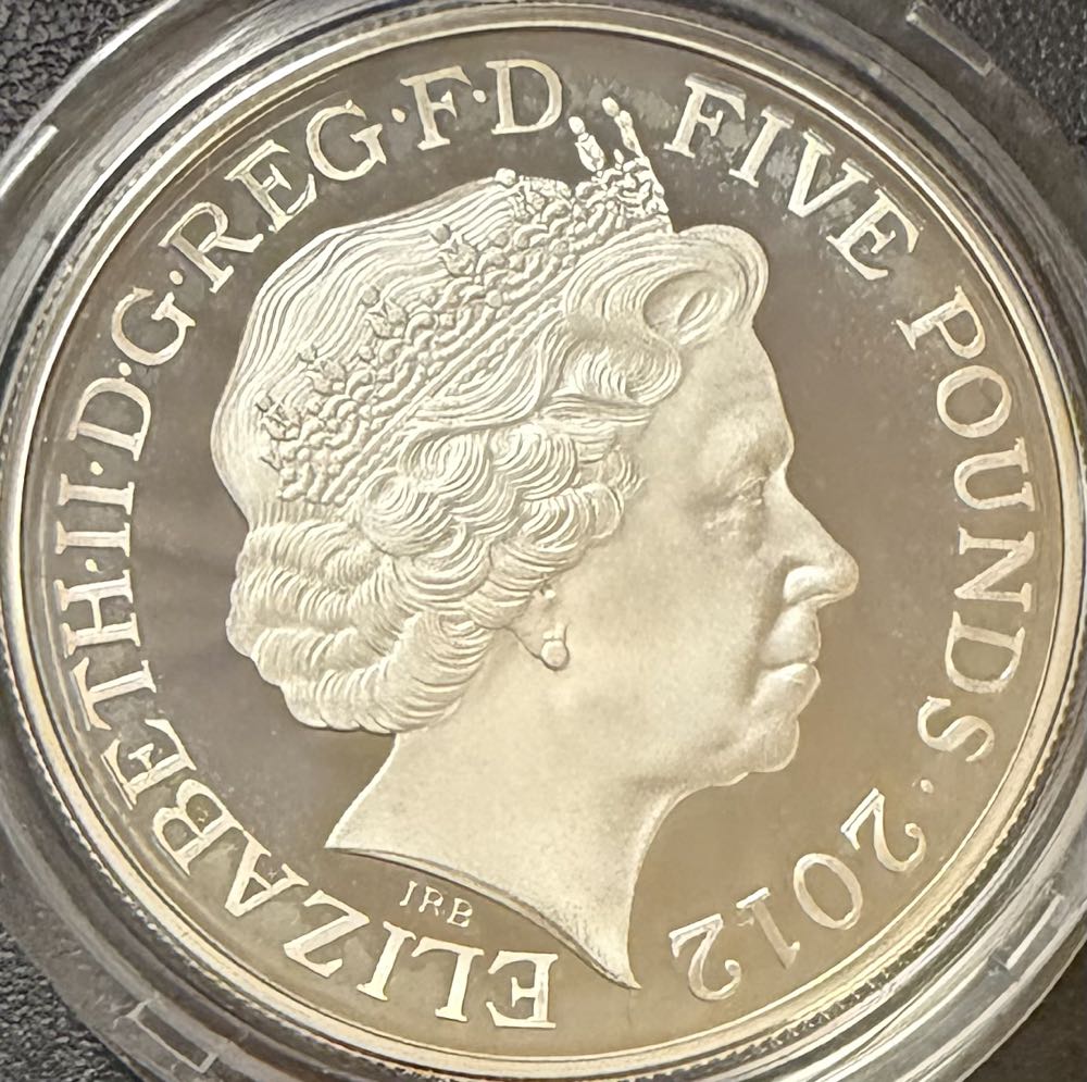 2012 London 2012 Piedfort £5  coin collectible - Main Image 2