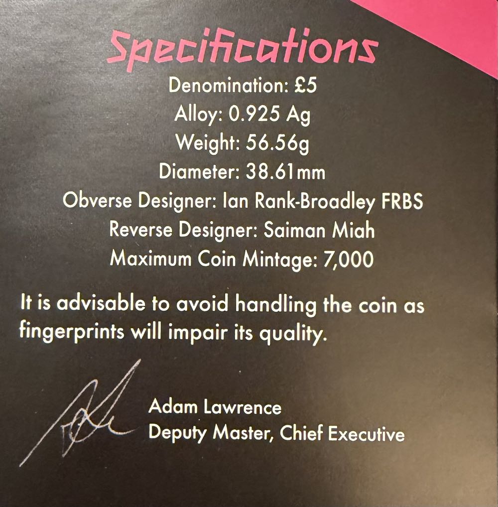 2012 London 2012 Piedfort £5  coin collectible - Main Image 4