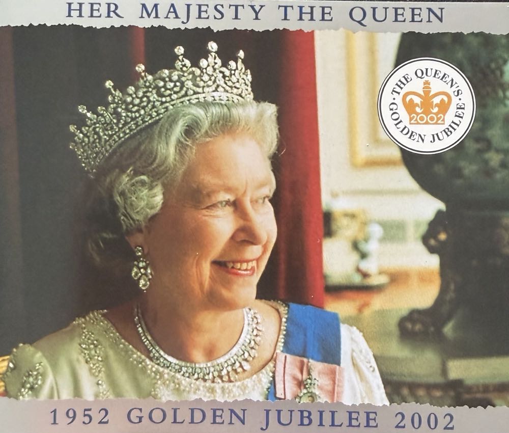2002 Golden Jubilee Silver £5  coin collectible - Main Image 3