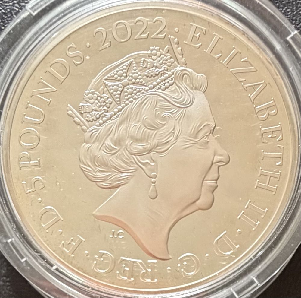 2022 Tutankhamun’s Tomb Piedfort £5  coin collectible - Main Image 2