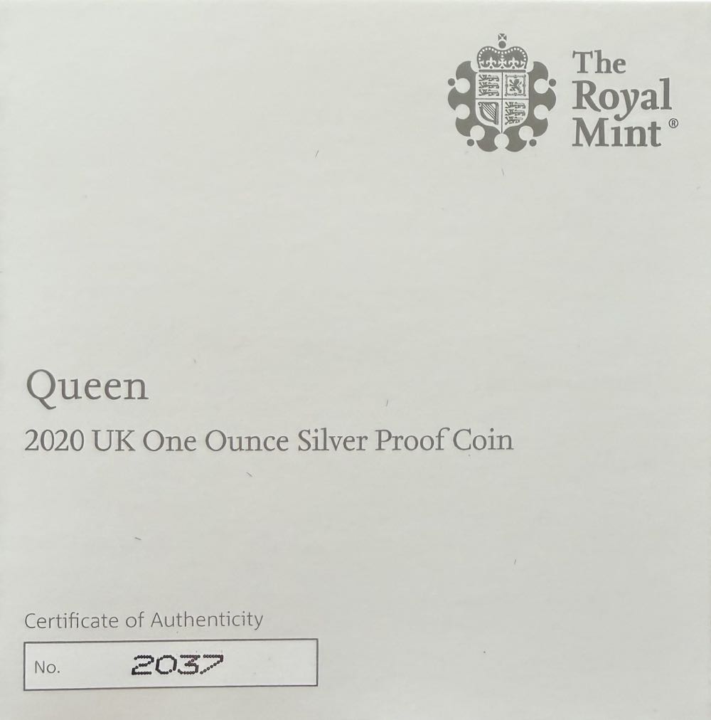 2020 Queen One Ounce £2  coin collectible - Main Image 3